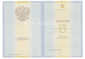 Диплом специалиста 2010-2011 в Новочеркасске